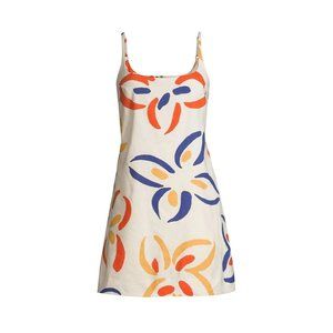 NWT Rebecca Taylor Flame Fleur Skirted Romper sz 6